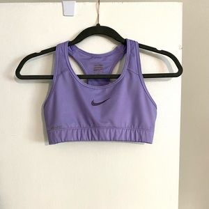 Purple Nike Sports Bra